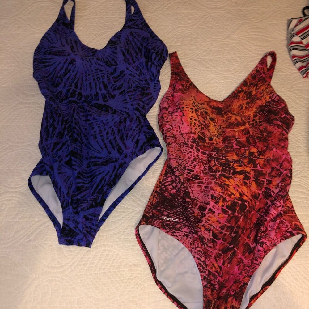 2 PERFECT CONDITION SPEEDO ONE-PIECES